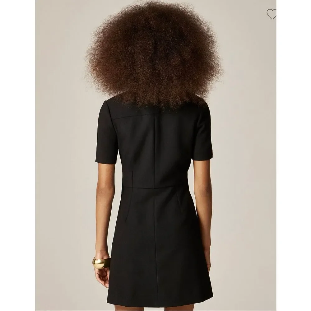 J. Crew Parc dress in four-season stretch in Black NWT Size 4